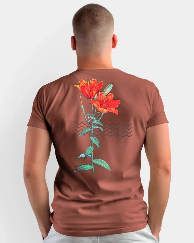 Camiseta Estampada Flower Color Forest - Imagem 3
