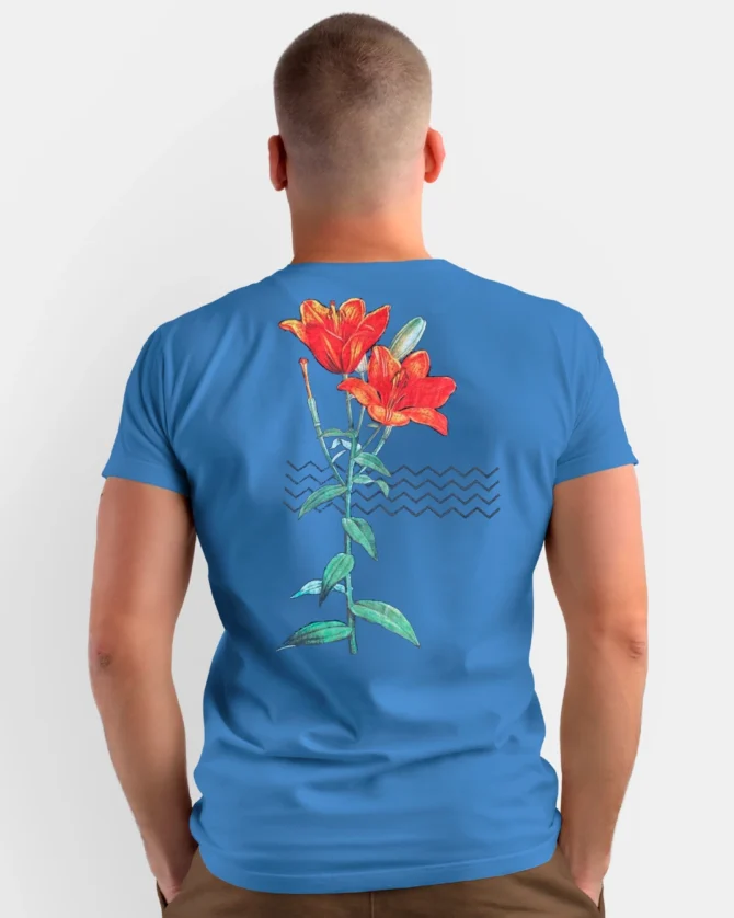 Camiseta Estampada Flower Color Forest - Imagem 4