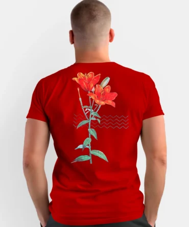 Camiseta Estampada Flower Color Forest