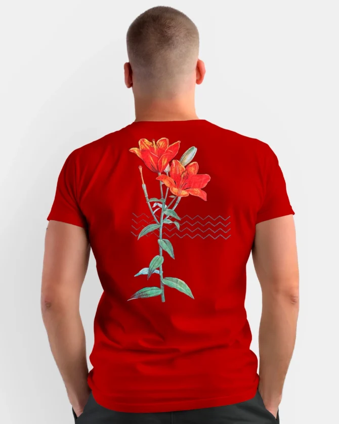 Camiseta Estampada Flower Color Forest