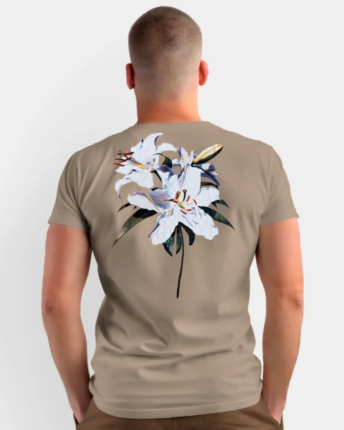Camiseta Estampada Orquídea Forest