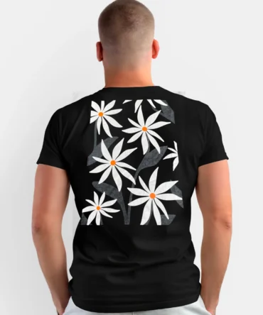 Camiseta Estampada Painel de Flores Forest