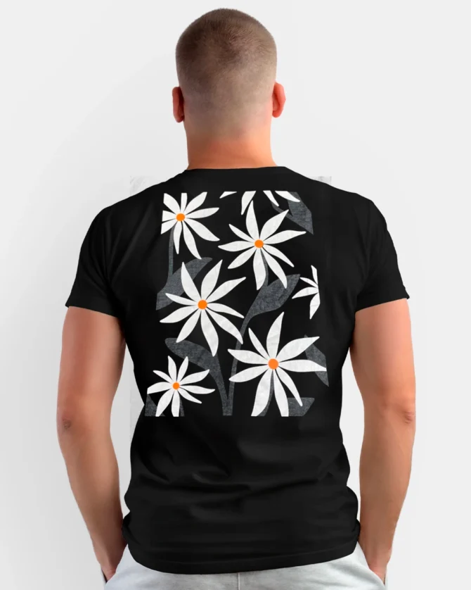 Camiseta Estampada Painel de Flores Forest