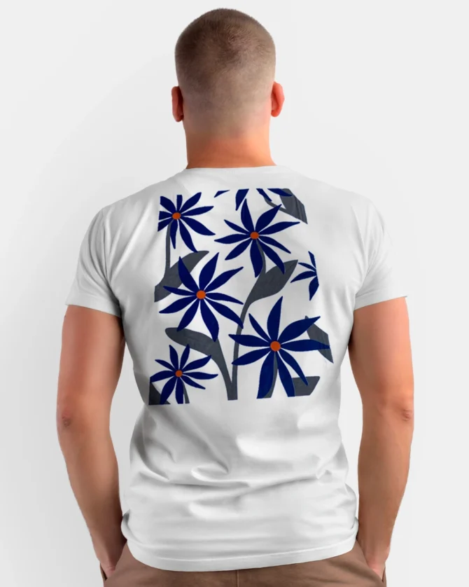 Camiseta Estampada Painel de Flores Forest - Imagem 8