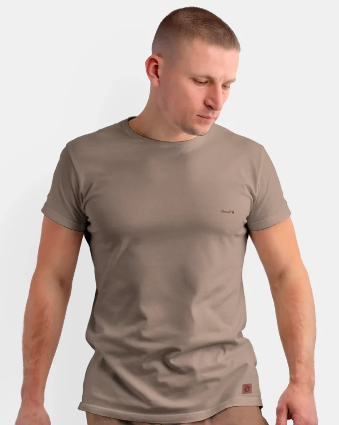 Camisa Básica Bege Forest