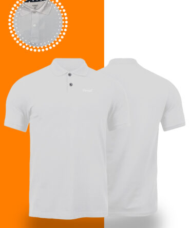 Camiseta Polo Branca Forest