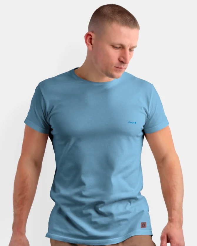 Camisa Básica Azul Claro Forest